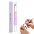 Cuticle Oil Pusher Pen – 2-in-1 Nail Care Tool with Ceramic Cuticle Pusher & Moisturizing Oil, Portable Nail & Hangnail Care Pen for Dry Cuticles & Daily Hand Beauty