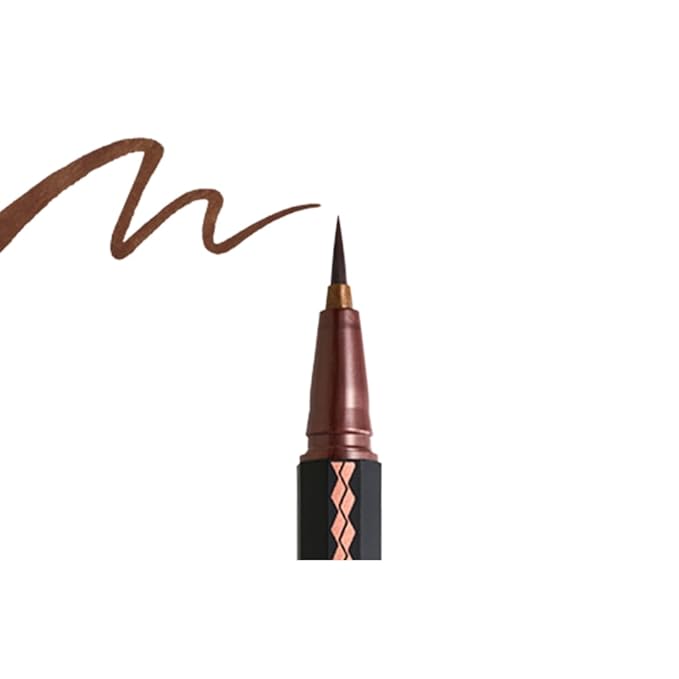 ３６５０ 3650 Long-Lasting Liquid Eyeliner In Chocolate Brown| Waterproof, Smudge-proof, Quick Drying Eye-Liner | Safe For Sensitive Eyes and Contact Lens Wearers