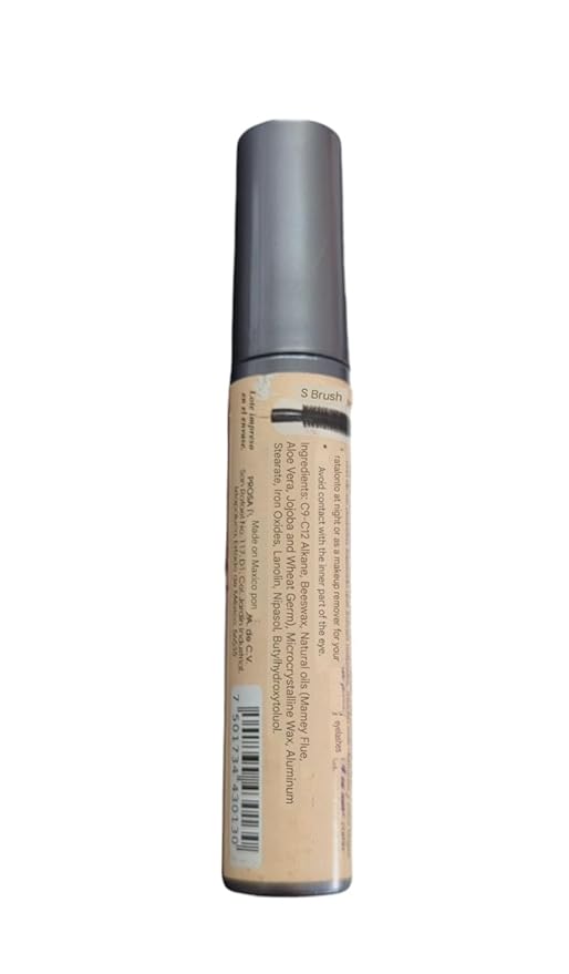Prosa 4 en 1 Professional Silicon Brush Mascara, Waterproof Formula, Lash Oil with Mamey Seed, Aloe Vera, Jojoba, Wheat Germ, 13 g