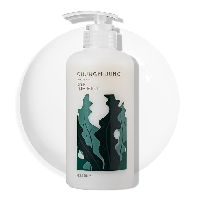 Kelp Hair Treatment Conditioner for Dry, Itchy & Sensitive Scalp, Nourishing and Hydrating, Strengthening and Repairing, Korean Hair Care, 16.9 fl oz / 500ml