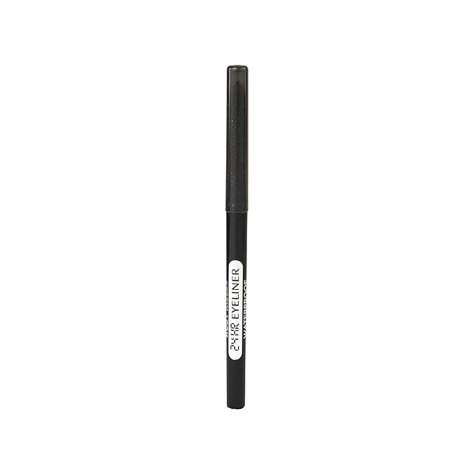 Ruby Kisses Pencil Eyeliner, Retractable Eyeliner, Waterproof, Smudge-Proof Eye Makeup, High Pigmented, 24H Long Lasting Eyepencil (Glitter Black)