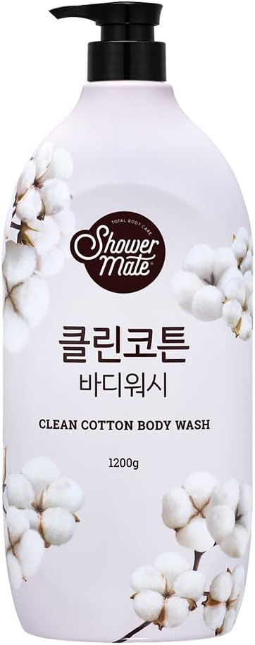 SHOWERMATE Natural Body Wash 42.3 fl oz, 1.2 kg (Clean Cotton)