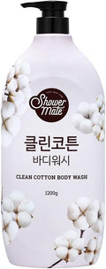 SHOWERMATE Natural Body Wash 42.3 fl oz, 1.2 kg (Clean Cotton)