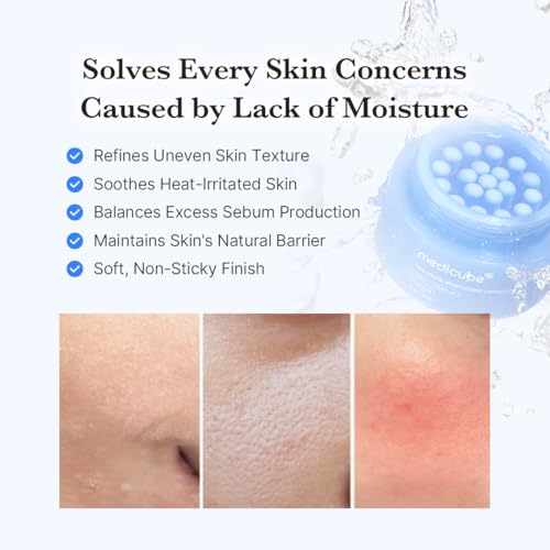 medicube Hyaluronic Moisture Boosting Duo: Hyaluronic Acid Capsule Cream and Hyaluronic Serum Set | Deep Hydration, Moisture Lock, and Plumping Care for Smooth, Healthy, and Dewy Skin