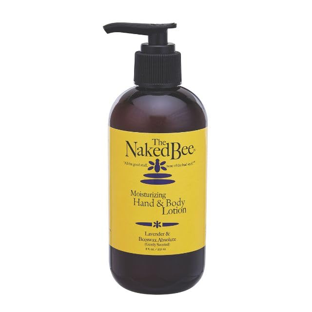 The Naked Bee Moisturizing Hand & Body Lotion Lavender Beeswax Absolute (8 Fl Oz)