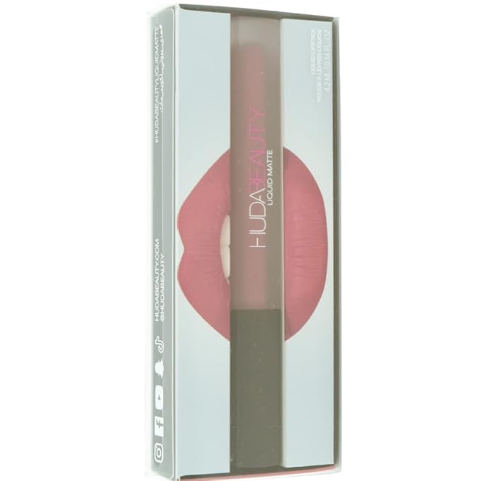 HUDA BEAUTY Liquid Matte Ultra-Comfort Transfer-proof Lipstick Muse