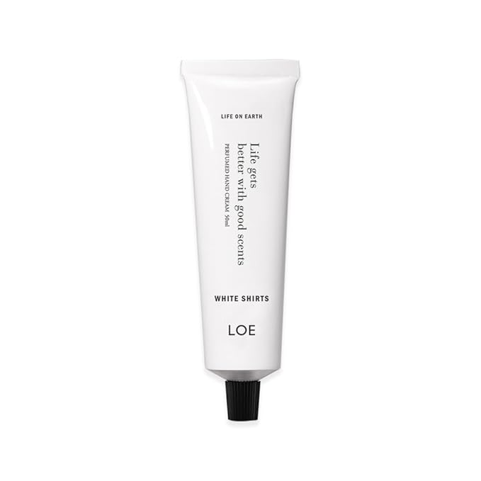 LOE Life On Earth perfumed hand cream, 50ml/1.69fl oz (WHITE SHIRTS)