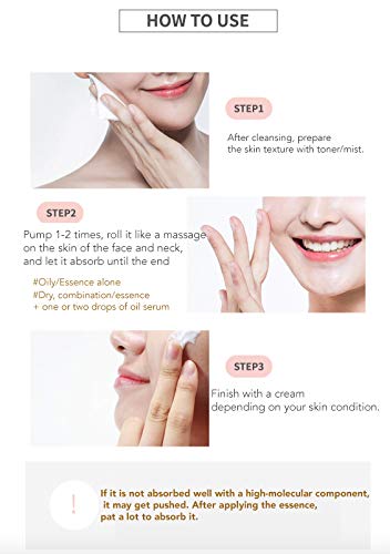 URANG True Rose Repair Essence – Premium K-beauty Deep Healing & Calming Face Moisturizer – Redness Soothing – 1.69 Fl – 100% Natural