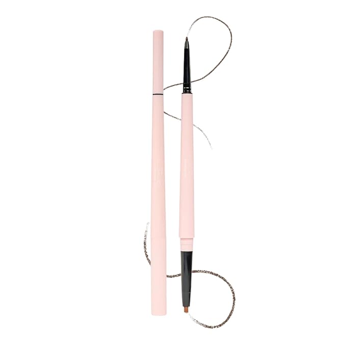 KARA BEAUTY Browfector Double Ended Brow Pencil with Sculpting & Precision Tips, Makeup Eyebrow Pencils for Women, Brow Tint, Eye Makeup & Eyebrow Pen for Shaping & Defining Brows (Dark Brown)