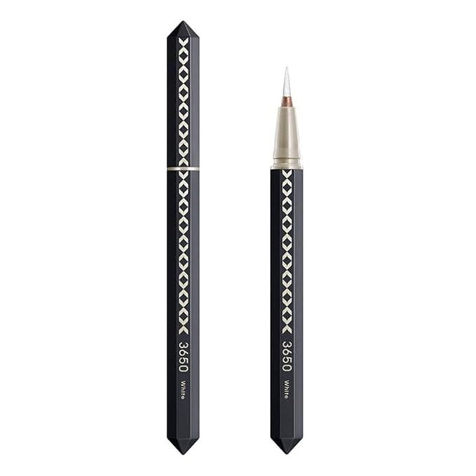 ３６５０ 3650 All Day White Liquid Liner, Waterproof Eyeliner, Smudge- Resistant and Quick Drying