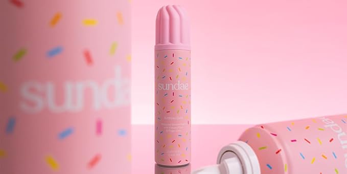 sundae Whipped Shower Foam Birthday Cake Foaming Body Wash 8.9 fl oz, 265ml with Kakadu Plum & Finger Lime