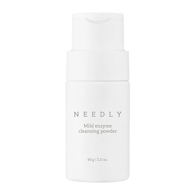 NEEDLY Mild Enzyme Cleansing Powder (2.11oz.) | Gentle Exfoliation Cleanser, Powder to Foam, Creamy Foam Ritual, Cleanse and Exfoliate in One Effortless Step