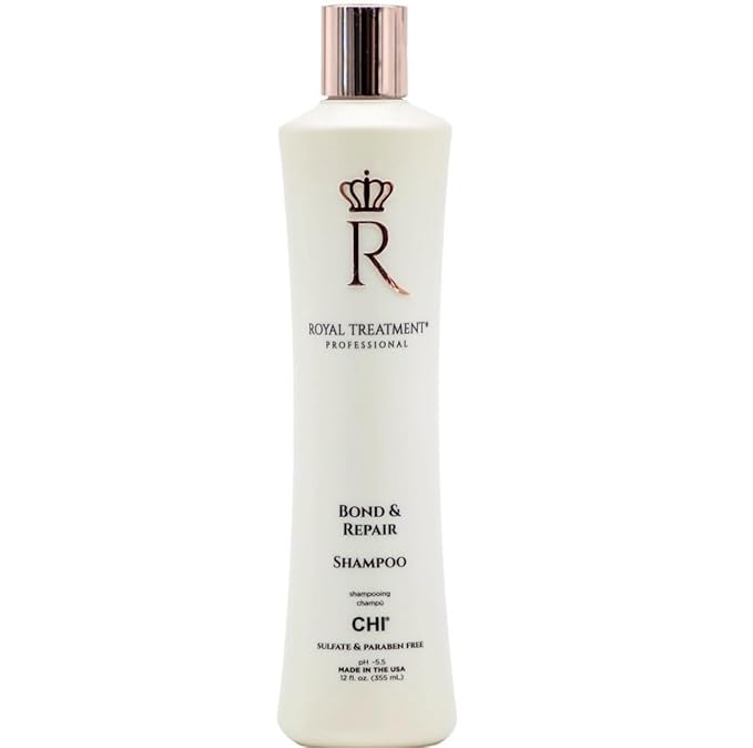 CHI Royal Treatment Bond & Repair Shampoo, Professional, Sulfate & Paraben Free, 12 fl oz