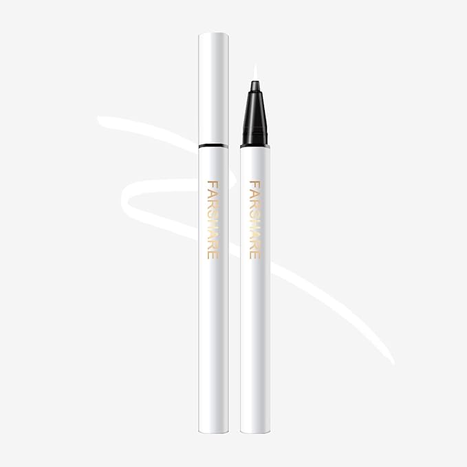 Ultra Fine Liquid Eyeliner Pencils- Slim Felt Tip for Precise Eye Lines, Waterproof, Smudge Proof & Quick-Drying, Winged Liner and Inner Corner. Long Lasting All Day Makeup, Smooth & Lightweight.