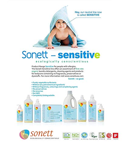 Sonett Organic Hand Soap Calendula Liquid Body Care suitable for hands, face and body (1 Count) Certified Organically Grown