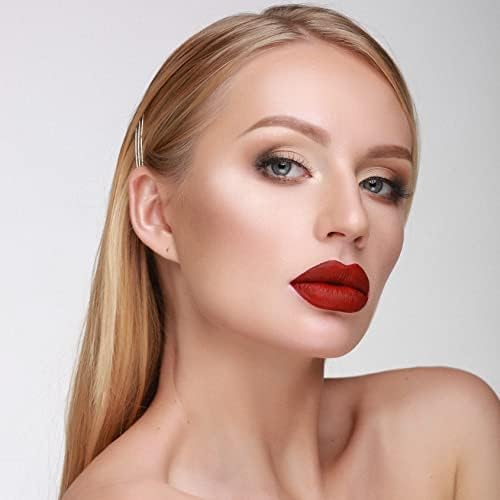 Lipstick for Women & Lip Liner Pencil – Liquid Matte Lipstick Long Lasting – Lip Combo Sets with Lip Stain Long Lasting Waterproof & lip liner stain – Lip Kit Pigmented-Non Smudge-Made in Italy 23