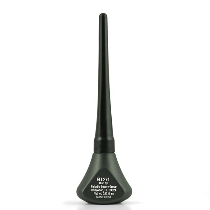 Palladio Liquid Eyeliner, Highly Pigmented and Waterproof, For Intense Eye Definition, Smear-proof Eyeliner Liquid, Includes Easy Grip Wand and Felt Tip Applicator, Emerald Isle