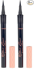 Benefit Roller Liner True Matte Liquid Eyeliner, Black, 0.03 Fl Oz (Pack of 2)