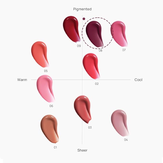 House of Hur Moist Ampoule Blusher with 50% Moisture Essence | Hydrating & Long-Lasting Blush | 0.68fl.oz (9 Shades) (Berry Purple)