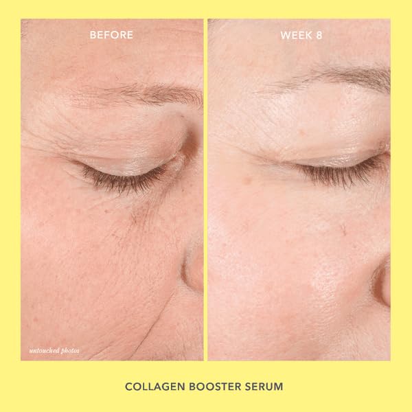 Beekman 1802 Collagen Booster Firming Face Serum – Peptide & CoQ10 Serum – Helps Improve Firmness, Elasticity & Fine Lines – Fragrance Free – Sensitive Skin Safe – 0.5 fl oz