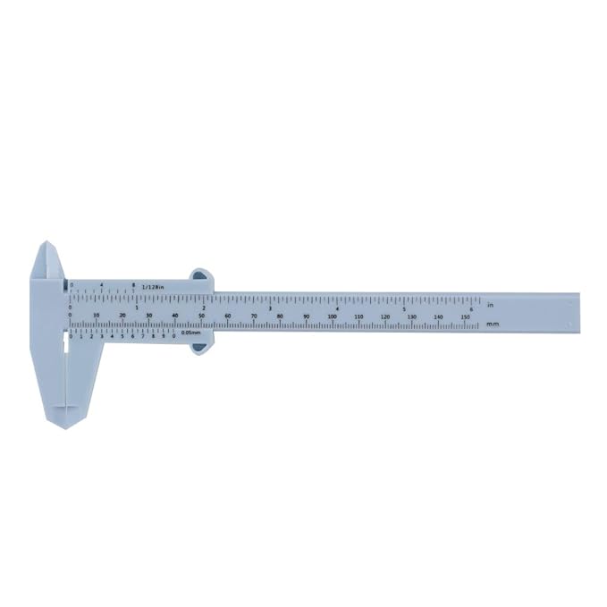 Vernier Caliper Eyebrow Stencil - Reusable Permanent Eyebrow Positioning Ruler for Makeup Measuring