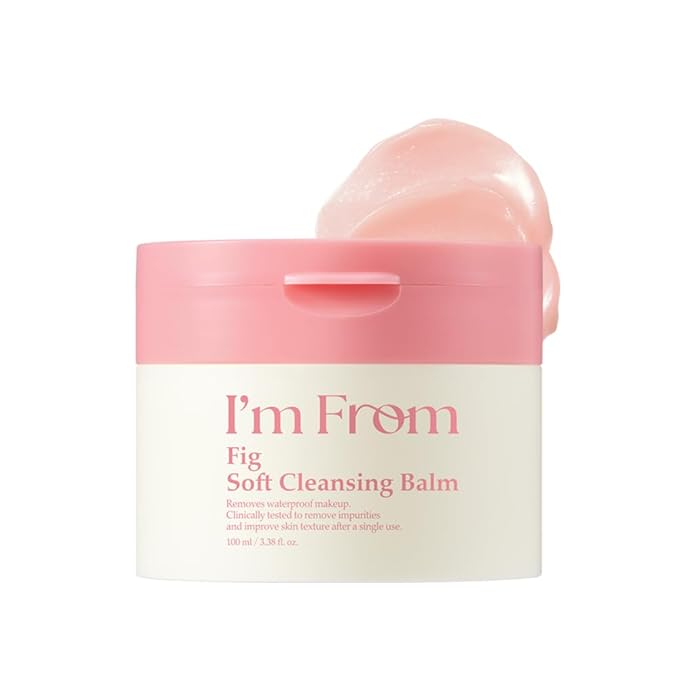 I’m From Fig Soft Cleansing Balm, Melts Makeup & Sunscreen, Makeup Remover, All Skin Type, Korean Skincare 3.38fl.oz