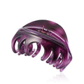 Premium Hair Claw Clips For Thick Hair, Strong Holding Power Claw Hair Clamps Delicate Hair Grip for Women and Girls (Purple - 1pc)