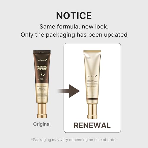 medicube Eye Serum Duo for Firmer-Looking Skin: PDRN Peptide Serum and Deep Reviving Peptide Eye Cream | Korean Skincare, Gifts for Women, Skin Care Set