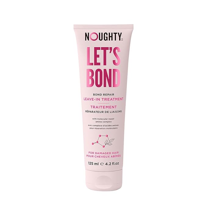Noughty Let's Bond Builder Leave-In Treatment, Hydrating Formula for Healthier Strands, Intensive Repair for Chemically Treated, Colored and Damaged Hair, Strengthening Mask for Instant Shine 4.2fl.oz