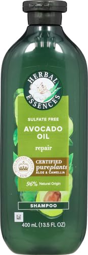 Herbal Essences Avocado & Argan Oil Sulfate Free Shampoo, 13.5 fl oz (Pack of 2)