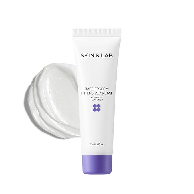 [SKIN&LAB] Barrierderm Intensive Cream 50ml, Skin Barrier Korean Face Cream Moisturizer, Panthenol, light texture, face and body cream, Gentle for Everyone, Convenient Travel Size (1.69 fl oz.)