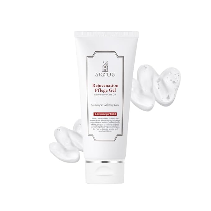 ARZTIN Rejuvenation Pflege Gel, Moisturizing Smoothing Cooling Gel Essence, Soothing Refreshing Non-Sticky Gel, Soothing and Hydrating Aloe Vera for Dry & Sensitive Skin