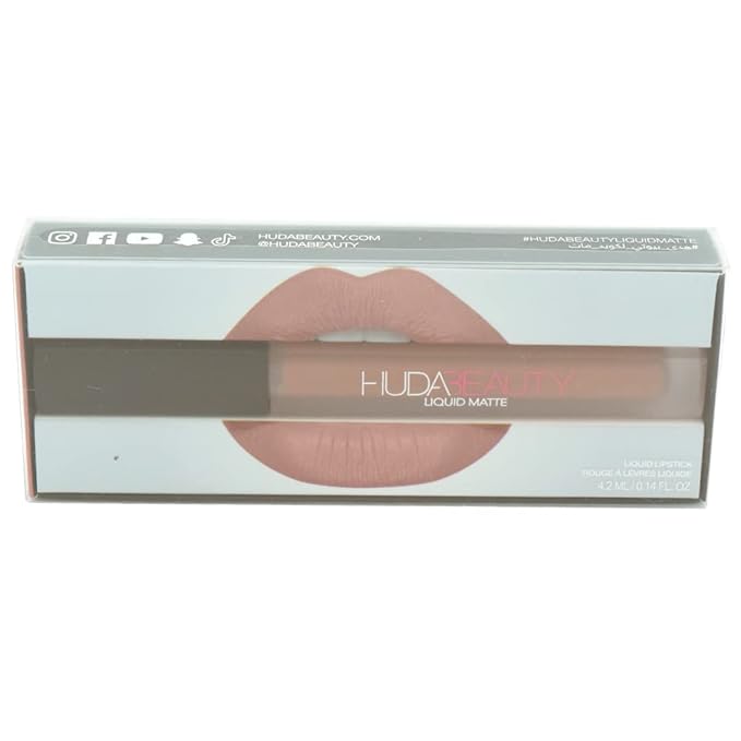 HUDA BEAUTY Liquid Matte Ultra-Comfort Transfer-proof Lipstick Bombshell