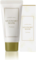 I'm from Mugwort Mask Cooling, Fast Soothing Wash Off Face Mask, Korean Facial Skincare 1.01 Fl Oz