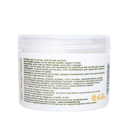 Mixed Chicks Detangling Deep Conditioner - Softens, Moisturizes & Detangles Straight or Curly Hair, 8 fl.oz