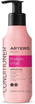 Artero Protein Vital Conditioner for Dogs and Cats – Deep Hydration and Coat Repair with Silk Proteins – Professional Grooming Conditioner, 3.3 oz