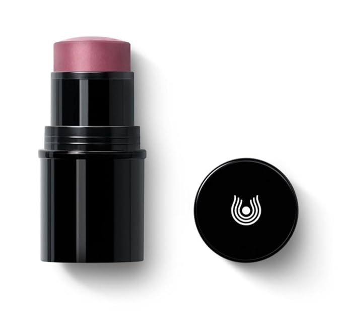 Dr. Hauschka Lip to Cheek 03, Rosewood, Multifunctional Cream Blush and Glow Stick for Cheeks & Lips, for All Skin Tones, 0.22 Oz.