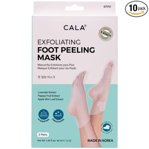 Cala Exfoliating Foot Peeling Mask, 2 Pairs