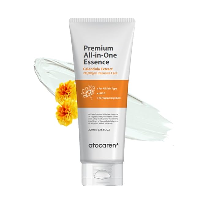 Calendula Essence – Popular Korean Soothing Serum with 200,000ppm Calendula, Fragrance-Free, Hydration & Anti-Aging Care for Sensitive Skin