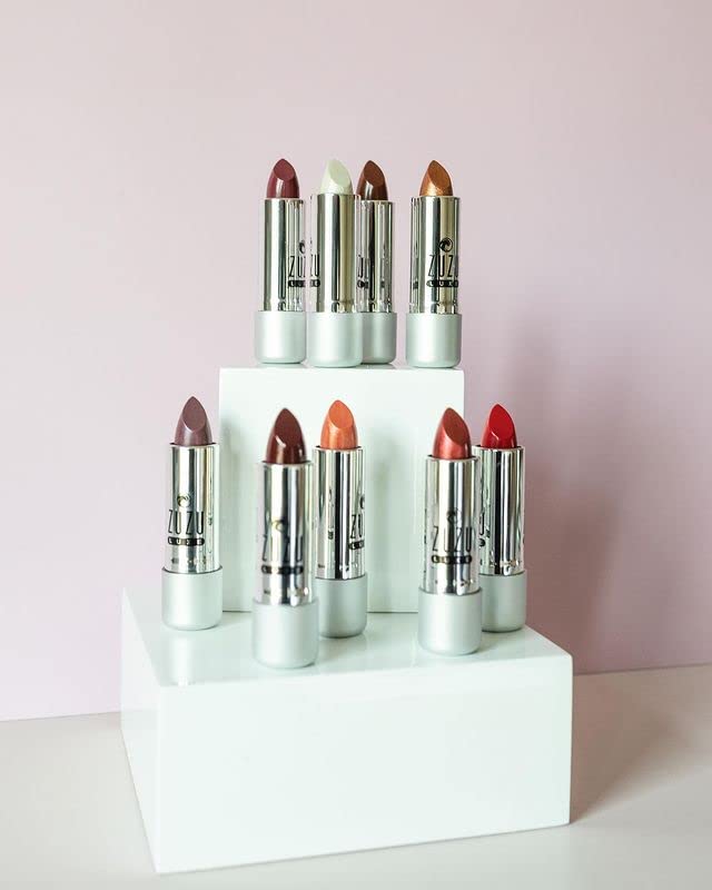 Zuzu Luxe Lip Color Lipstick (Chocolate Cherry - Reddish Brown/Cool Crème), Natural Ultra-Hydrating Lipstick, Paraben Free, Vegan, Gluten-free, Cruelty-free, Non GMO, 0.13 oz