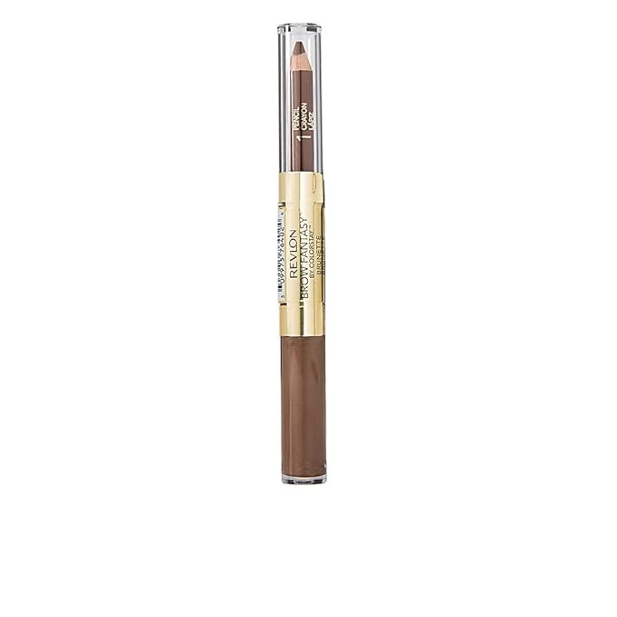 Revlon Brow Fantasy Pencil & Gel, Brunette [105] 0.051 Ounce