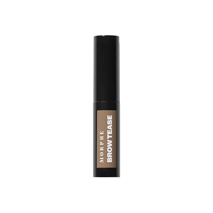 Morphe Brow Tease Eyebrow Gel Mousse - Volumizing Brow Gel to Tint, Thicken & Shape with 100% Natural Bamboo Fibers - Enriched with Conditioning Coffee Seed Oil - Praline (0.16 fl oz)
