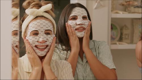 HumanKINDglow Hydrogel Face Mask – Hydrating Overnight Korean Facial Mask for Firming, Tightening & Radiant Skin | Clean, Vegan | Includes a Hidden Affirmation for Inner Glow