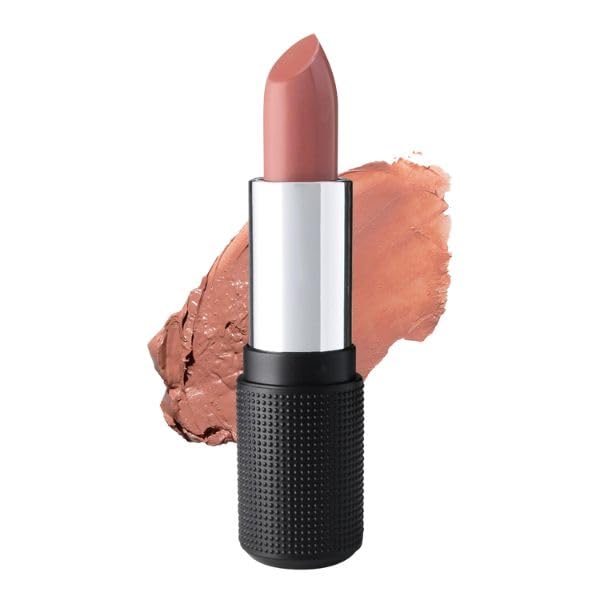 Red Apple Full Body Lipstick for Women - Vegan Gluten Free Organic Lipstick - Creamy Lip Color, Nourishing Lip Makeup w Vitamin E - ORANGEY BROWN NUDE SHADE - NAUGHTY
