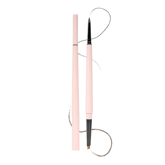 KARA BEAUTY Browfector Double Ended Brow Pencil with Sculpting & Precision Tips, Makeup Eyebrow Pencils for Women, Brow Tint, Eye Makeup & Eyebrow Pen for Shaping & Defining Brows (Medium Brown)