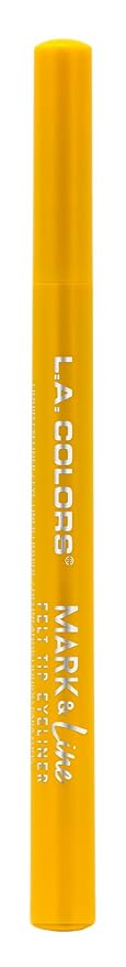 L.A. COLORS Mark & Line Felt Tip Eyeliner, Buttercup CLE828