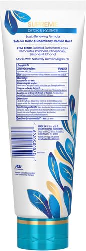 Head & Shoulders Supreme Detox & Hydrate Hair-& Scalp Conditioner,Coconut,9.4 Fl Oz,(Pack of 2)