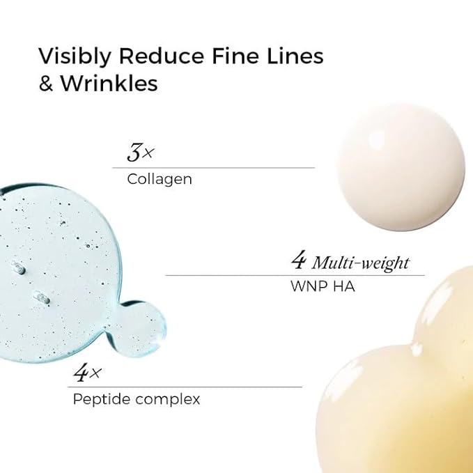 WNP collagen Serum Anti Aging,Oil-Suspension Serum|Barrier repair Firming Emergency Repair|WaterOilBalance| 4D hyaluronic acid|Single-Use Vials Skincare for Sensitiveskin 10pcs