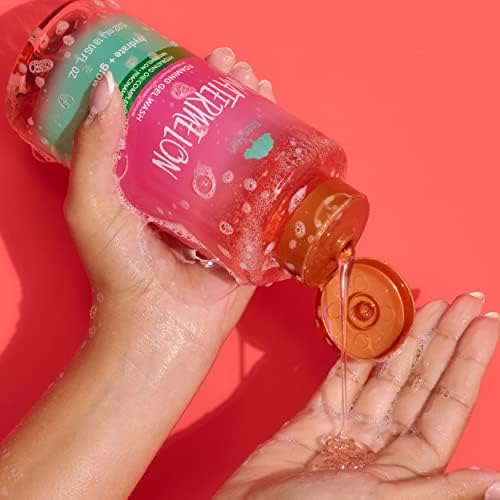 Tree Hut Watermelon Foaming Gel Wash, Hydrating & Moisturizing Body Wash with Shea Butter & Nourishing Essential Oils, Daily Cleanser for Soft Smooth Skin, 18 fl oz