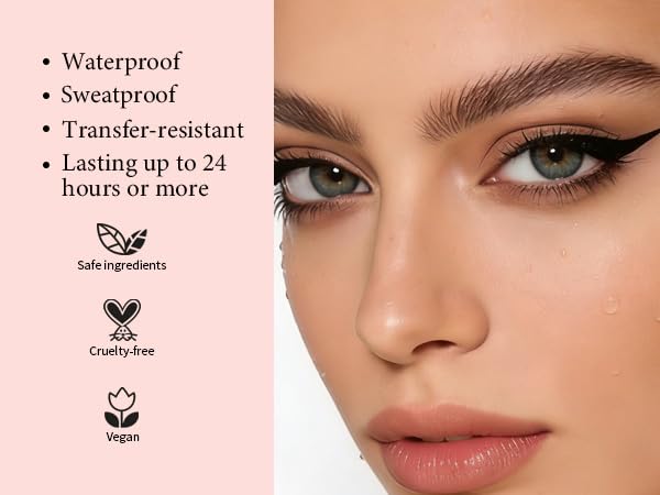 2-in-1 Brow Pen & Liquid Eyeliner – Waterproof Brow Pencil with Fine Microblading Tip, Natural Hair-Like Strokes, Long Lasting, Smudge-Proof Dual-Ended Design(01 LIGHT BROWNS)